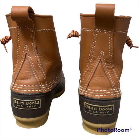 GREAT DEAL!! Original L.L. Bean boots Made in Maine 8” size 8 tan brown - Picture 4 of 7
